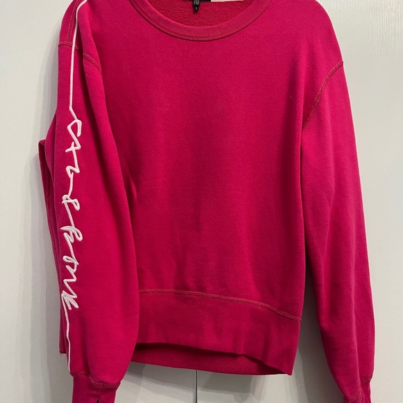 RAG & BONE SCRIPT-LOGO SWEATSHIRT - Picture 1 of 5